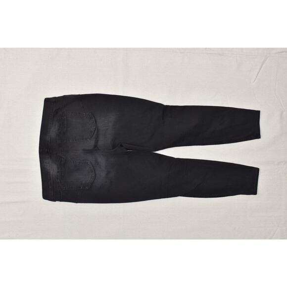 Torrid Bombshell Skinny Jeans Plus Size 20R Distressed Black Denim - Picture 7 of 8